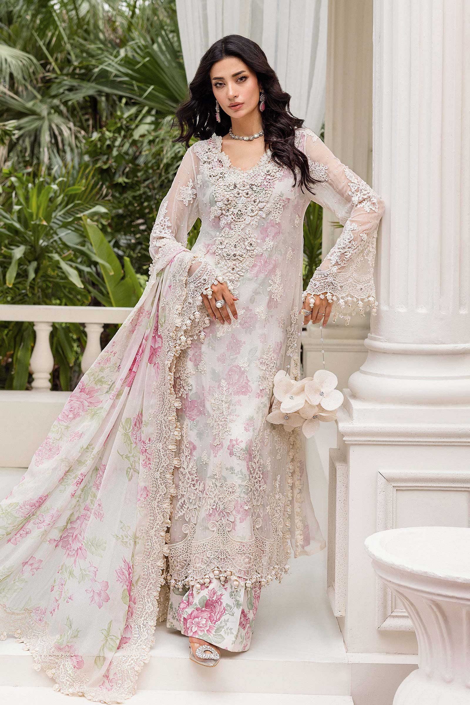 MB 2501 Unstitched 4 piece