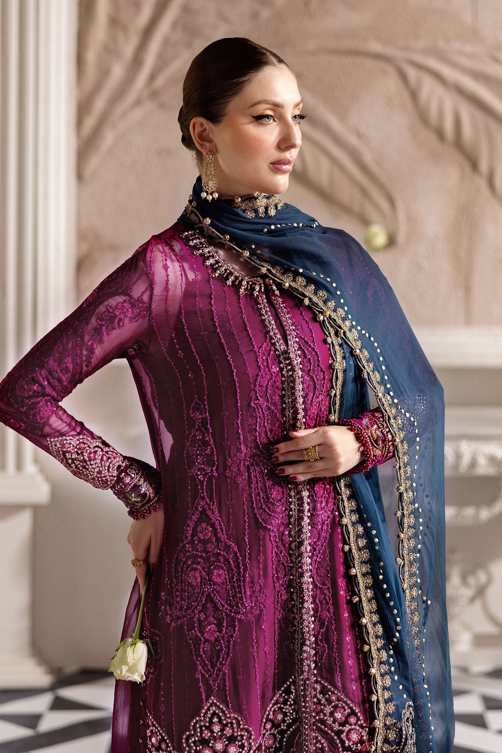 MB 2502 Unstitched 3 Piece