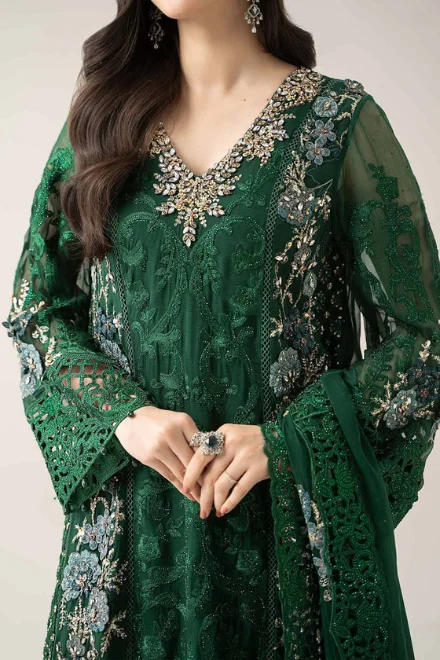 MB 3008 Unstitched 3 piece