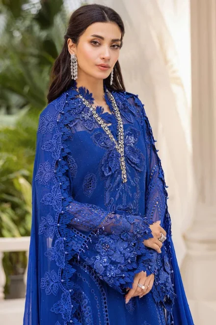 MB 2503 unstitched 3 piece