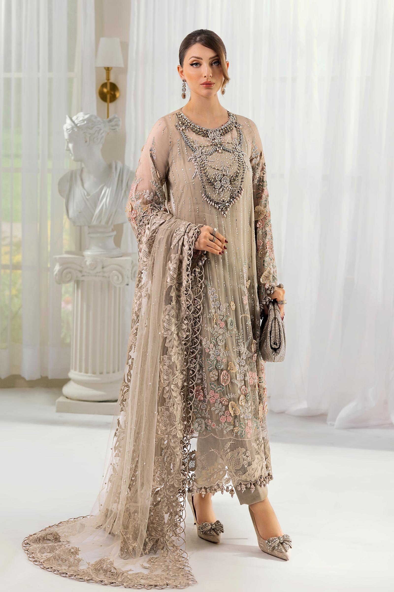 MB 2507 Unstitched 3 Piece