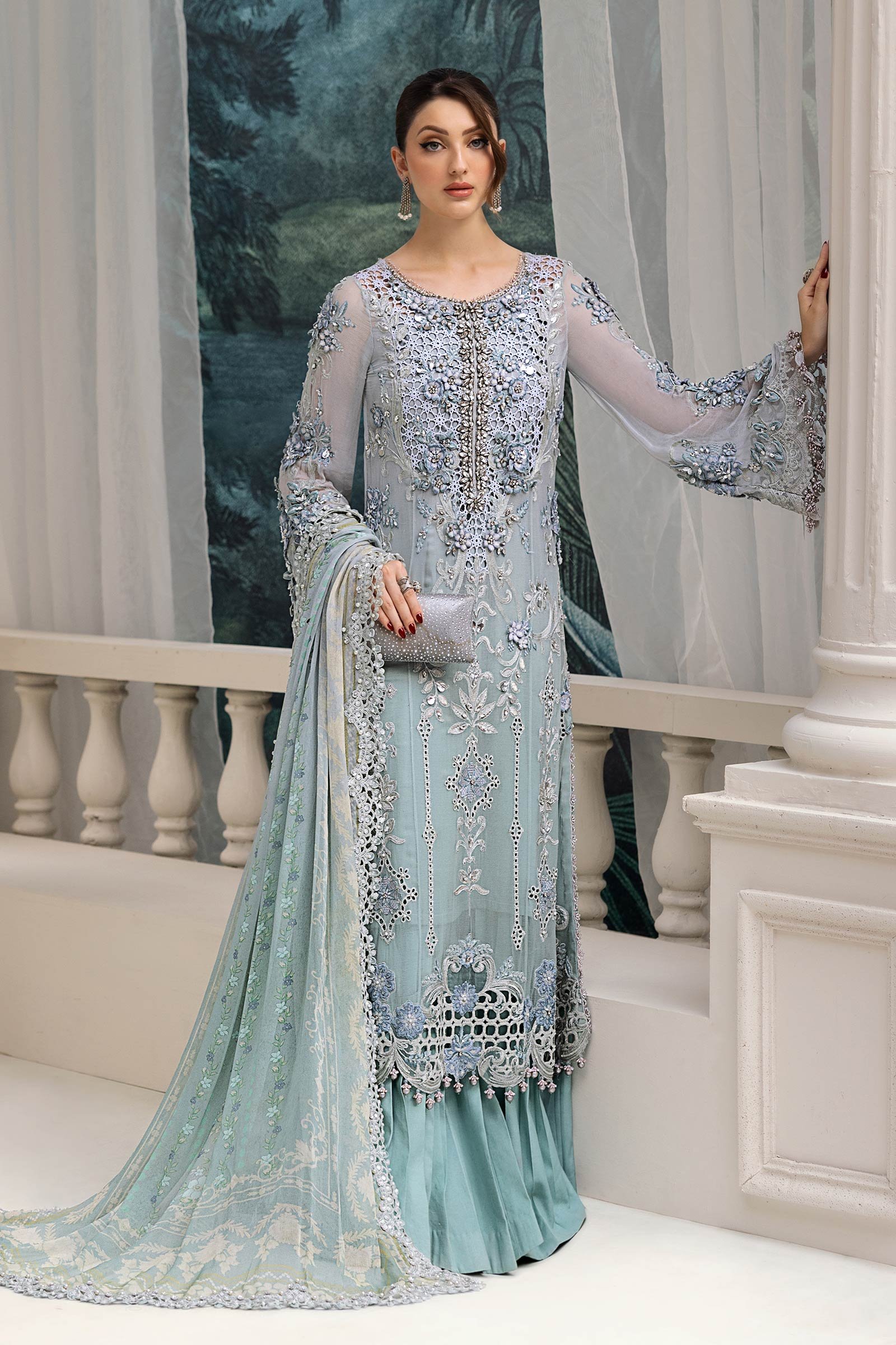MB 2508 Unstitched 3 Piece