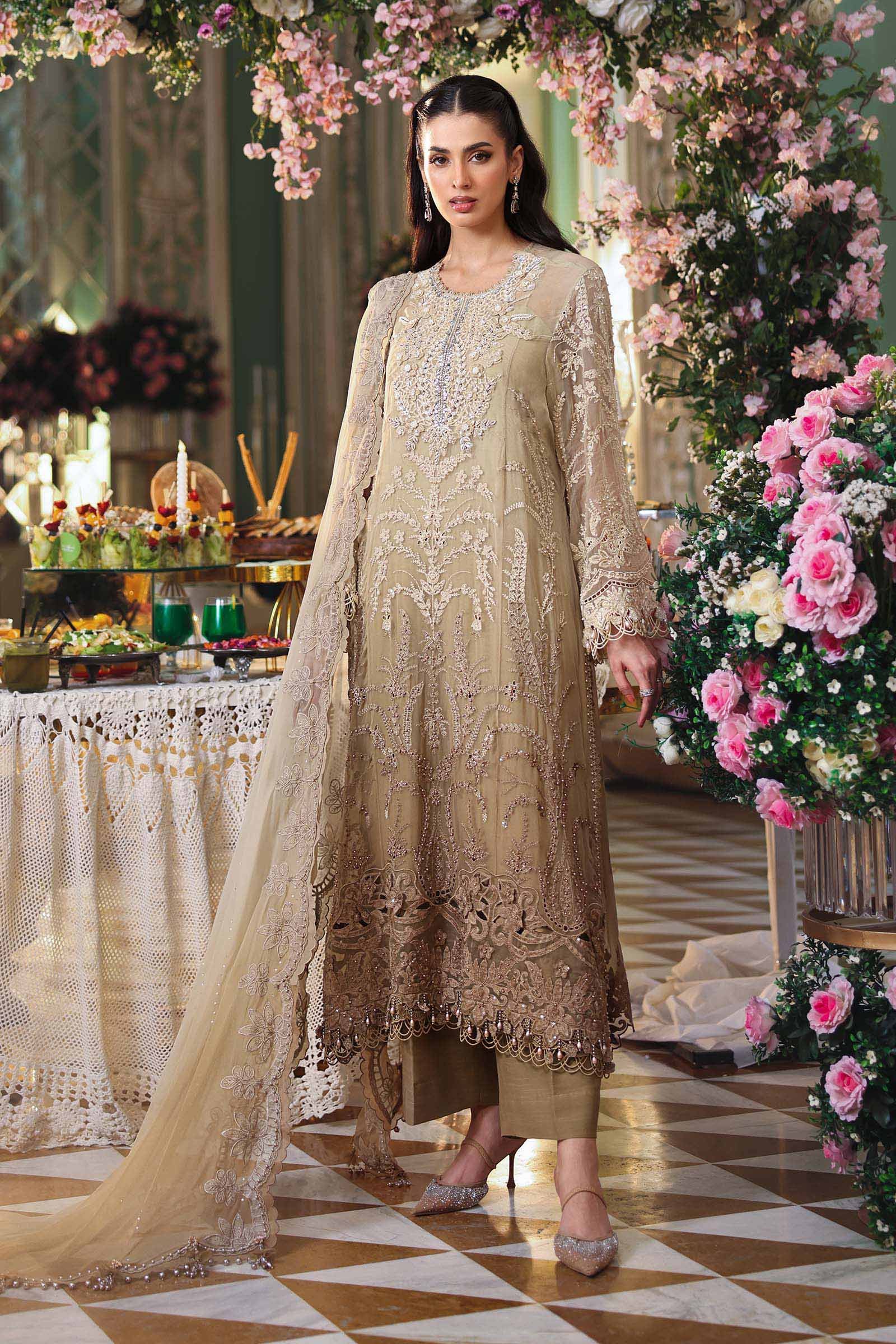 MB 2603 Unstitched 3 piece