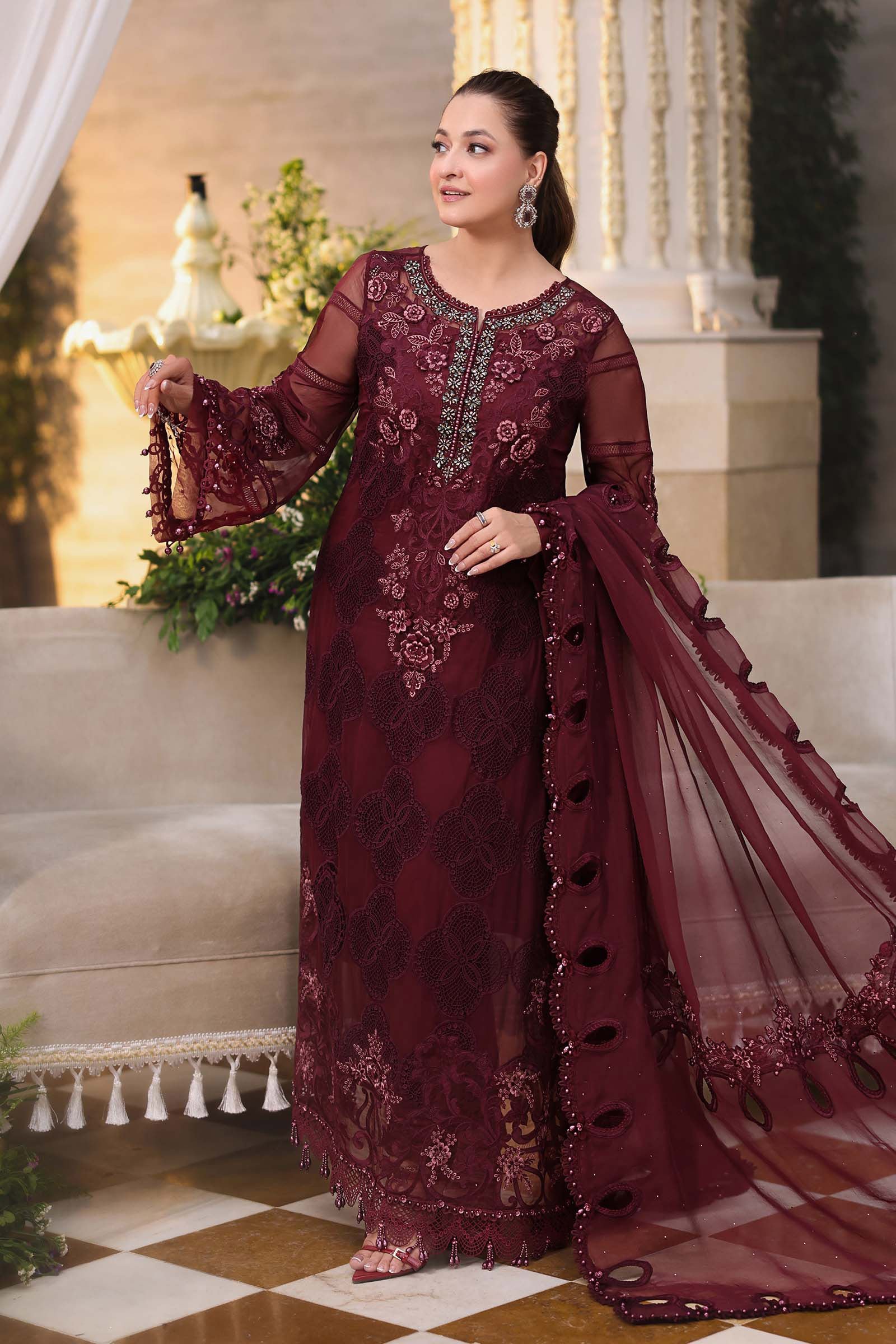 MB 2608 Unstitched 3 Piece