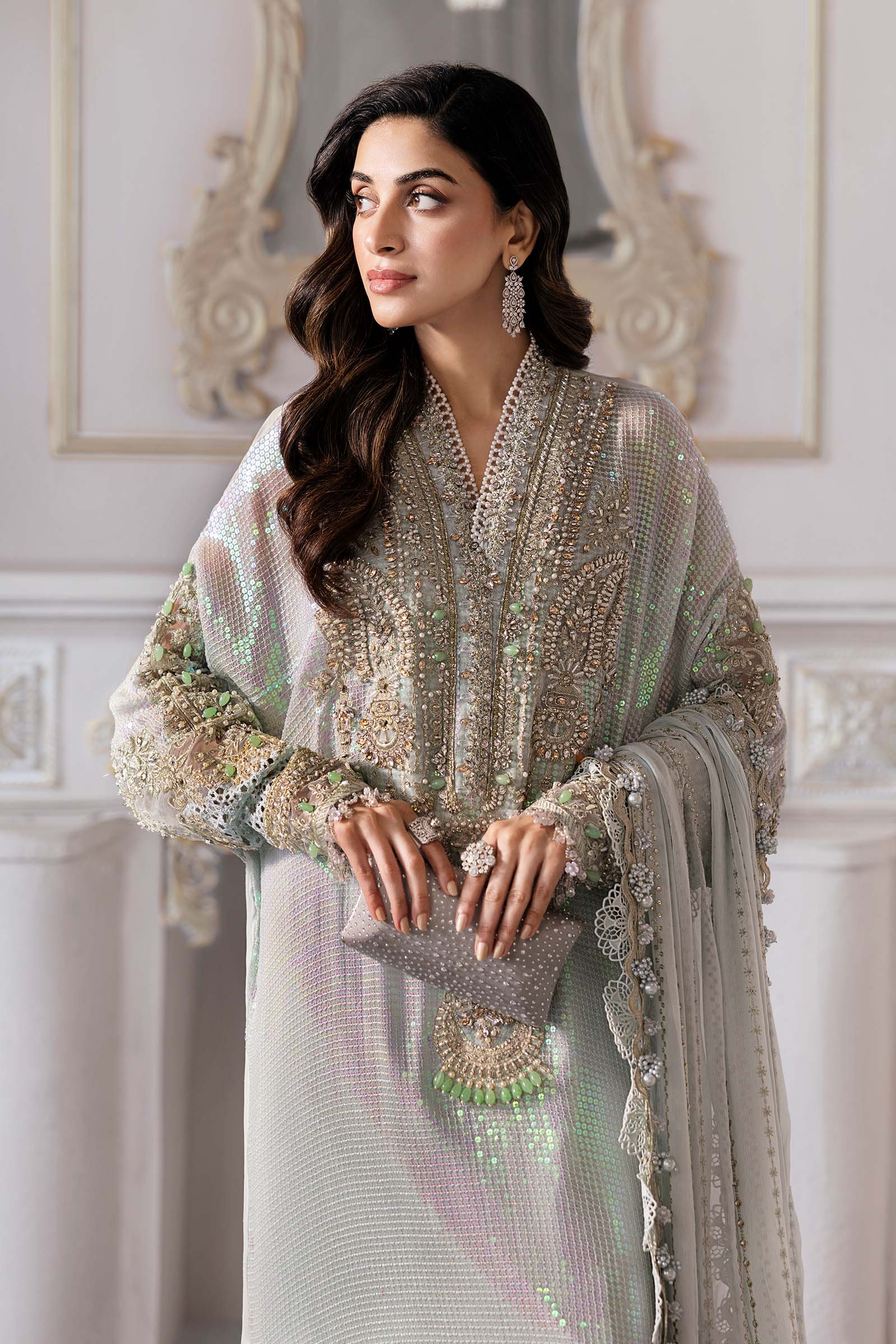 MB 3005 Unstitched 3 piece