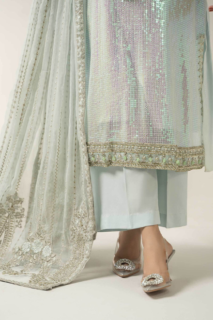 MB 3005 Unstitched 3 piece